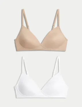 2pk Non Wired First Bras AA-D