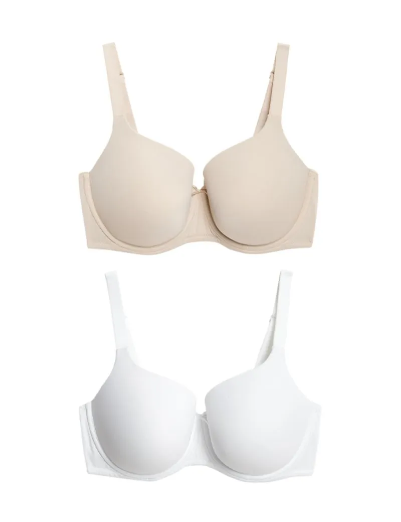 2pk Wired Full Cup Bras