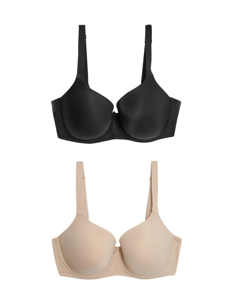 2pk Wired Full Cup Bras