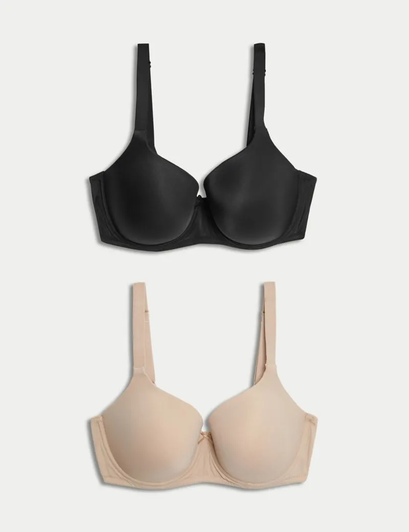 2pk Wired Full Cup Bras