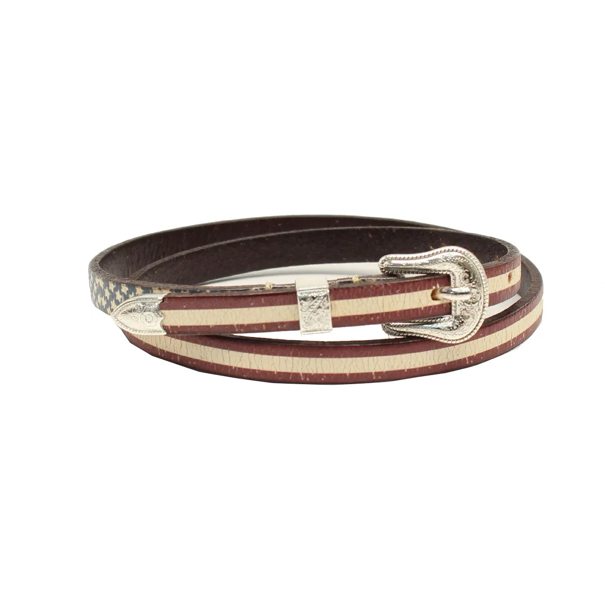 3D Belt Co. 3D Distressed USA Flag Hatband - Multi