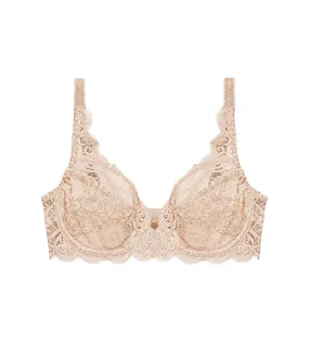 Amourette 300 Wired lacy bra - Nude