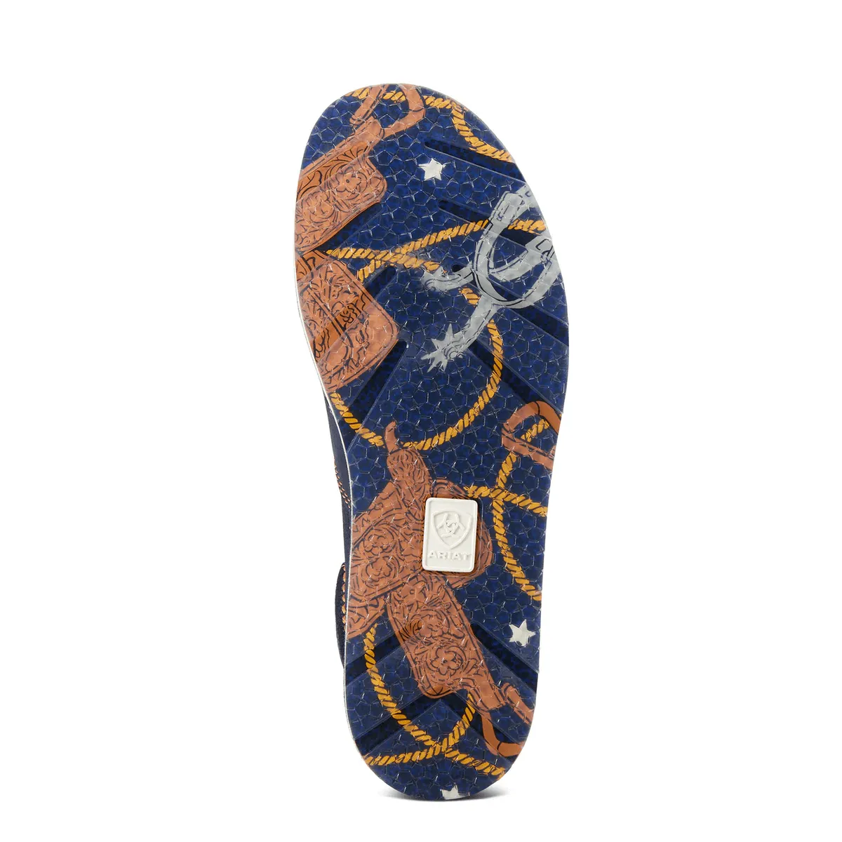 Ariat Cruisers Womens Navy Suede/Saddle Up Print