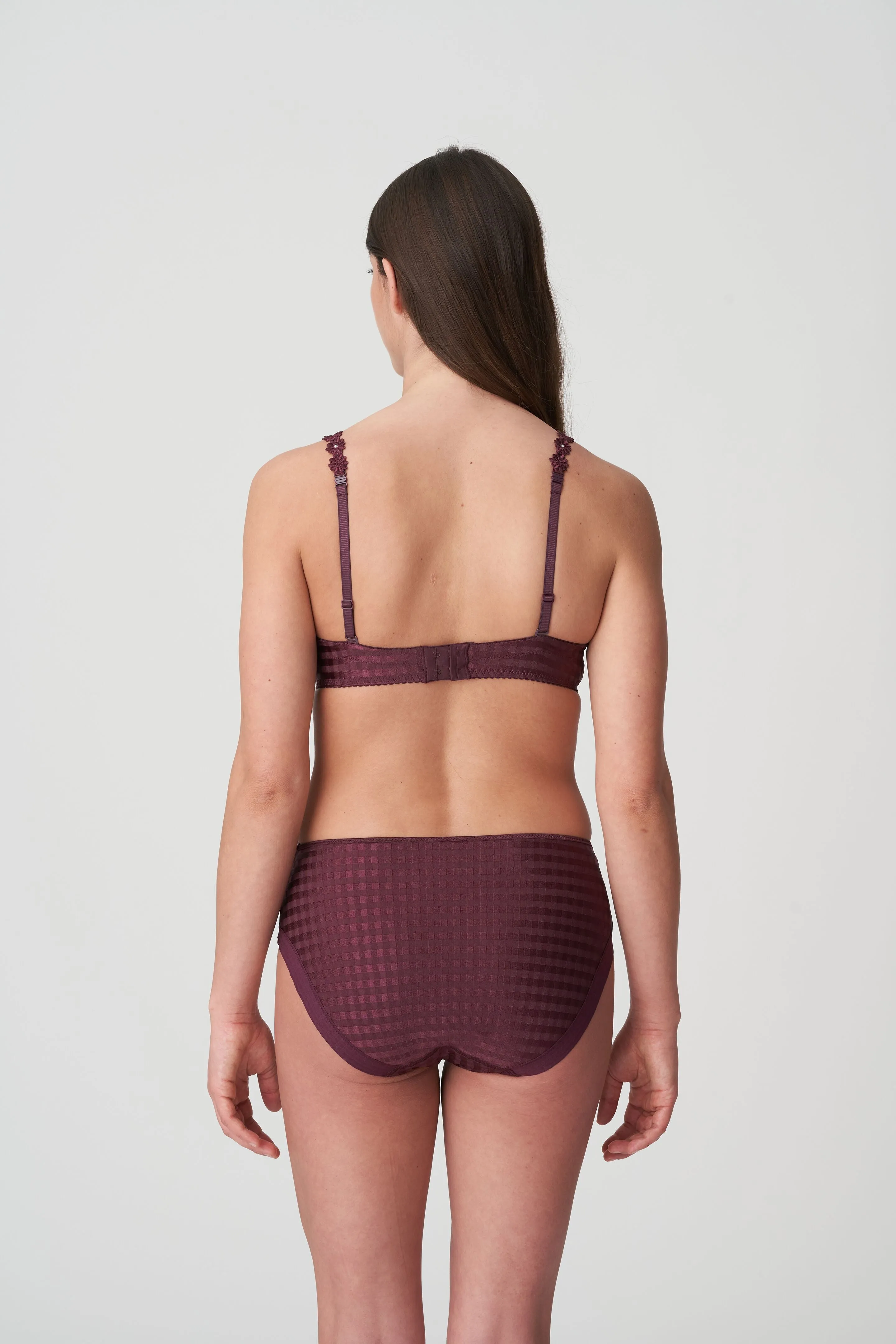 Avero Heart Shape Bra | Wine