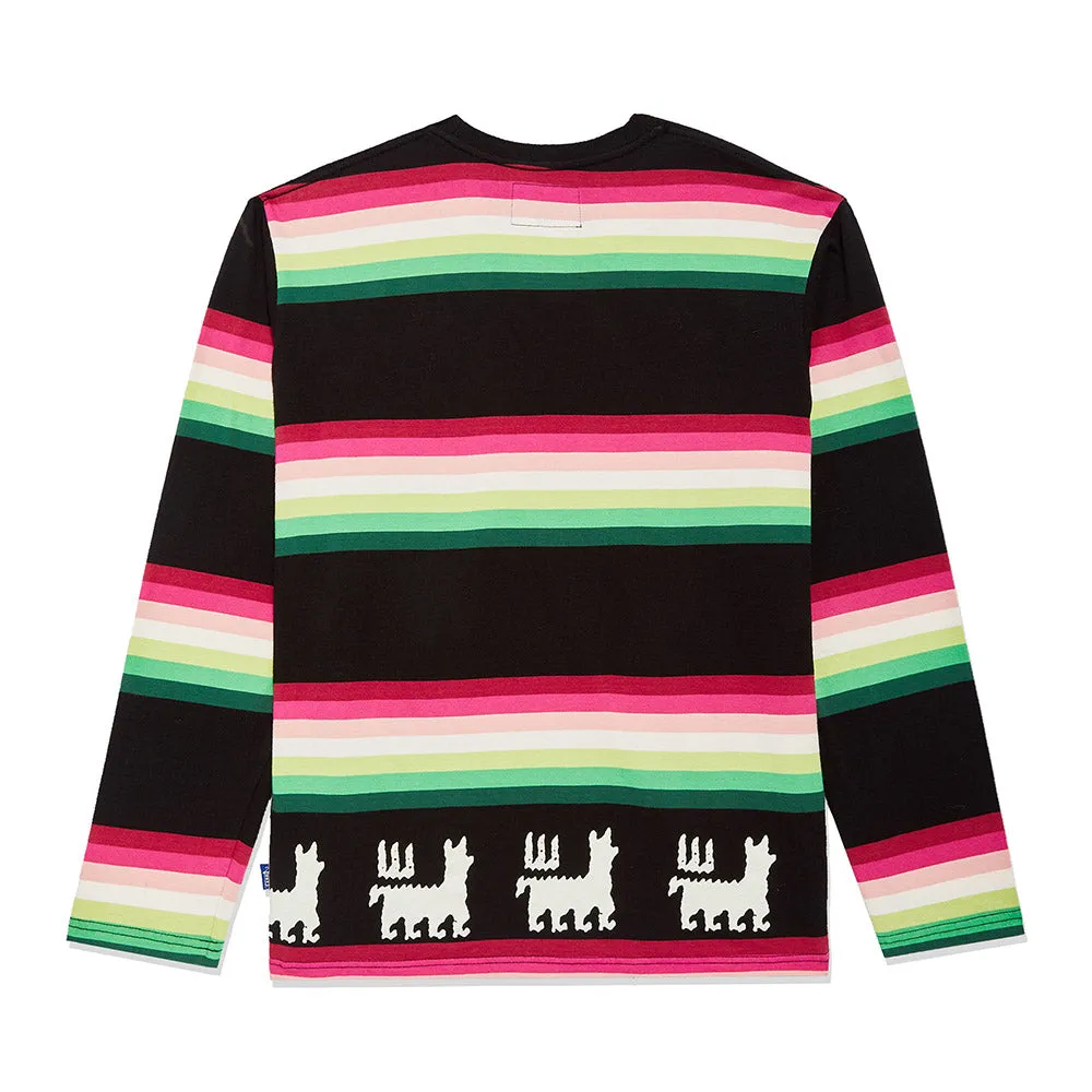 Awake NY Striped Llama LS T-Shirt