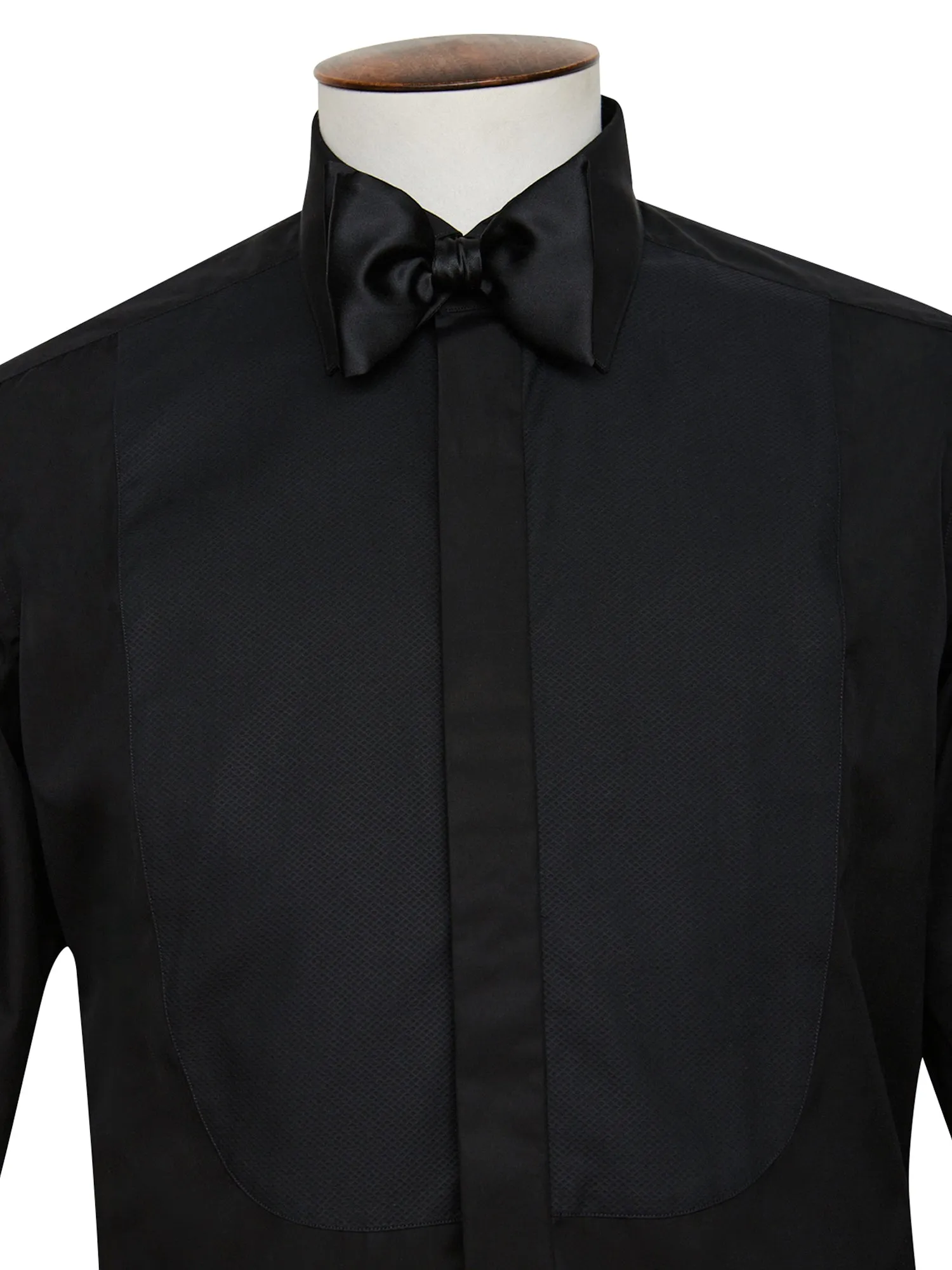 Black Bib- Front Lansdowne Dinner Shirt