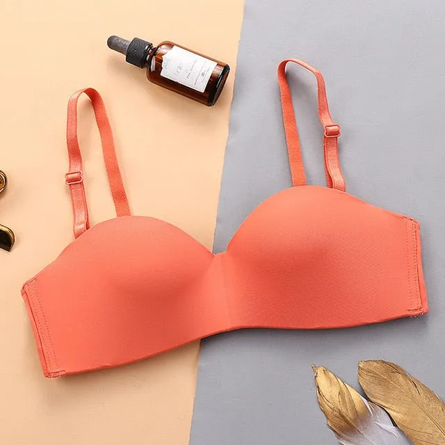 BlackTree New Sexy Fashion Seamless Bras for Women Push Up with Half Cup.