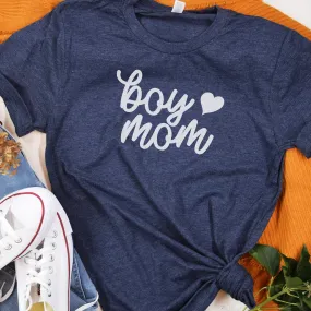 Boy Mom Shirt with Heart | Mom Shirts