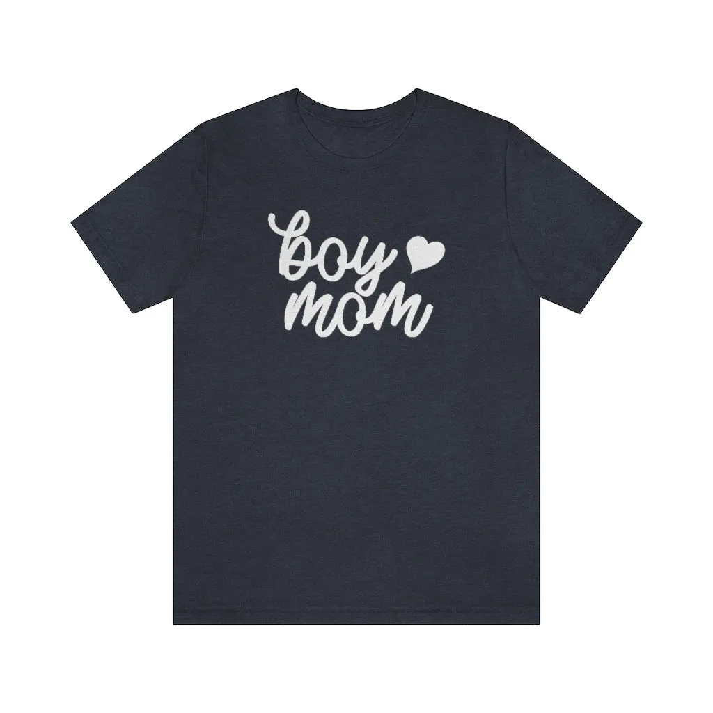 Boy Mom Shirt with Heart | Mom Shirts