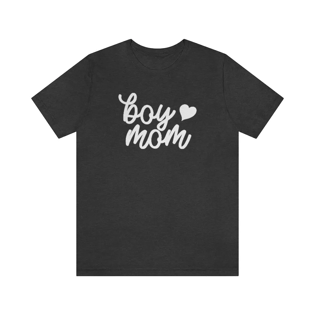 Boy Mom Shirt with Heart | Mom Shirts