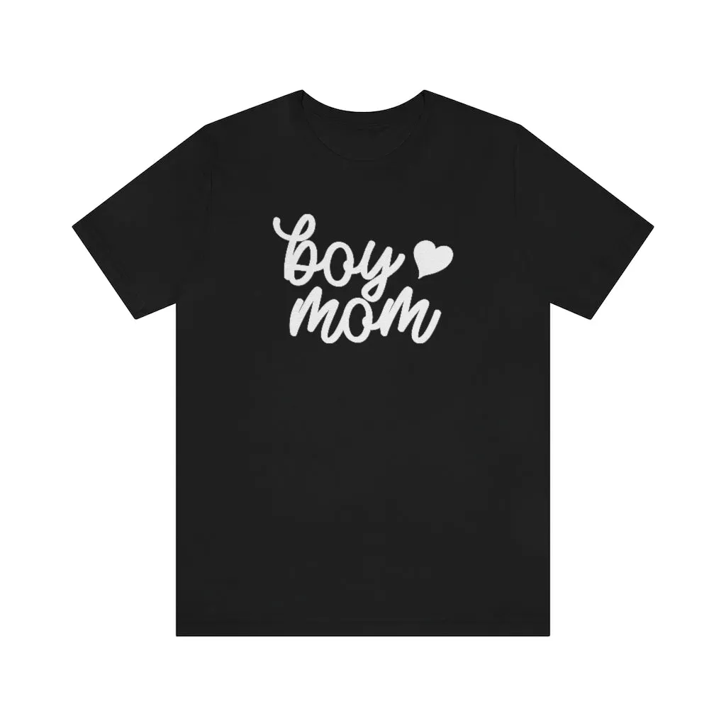 Boy Mom Shirt with Heart | Mom Shirts