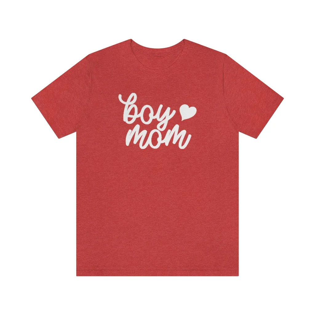 Boy Mom Shirt with Heart | Mom Shirts