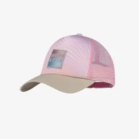 Buff Katsy Orchid Youth Trucker Cap