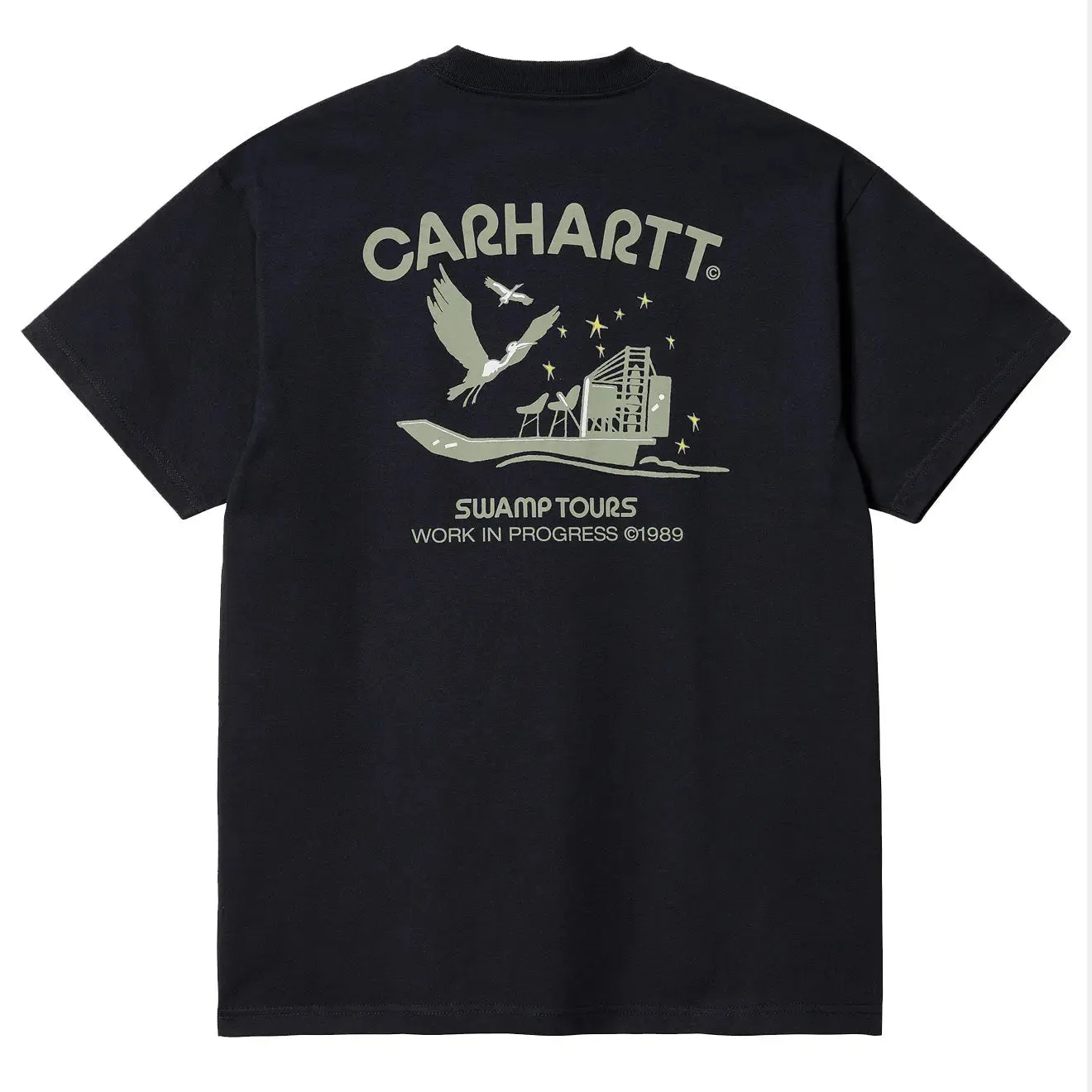 Carhartt WIP S/S Swamp Tours T-Shirt Dark Navy