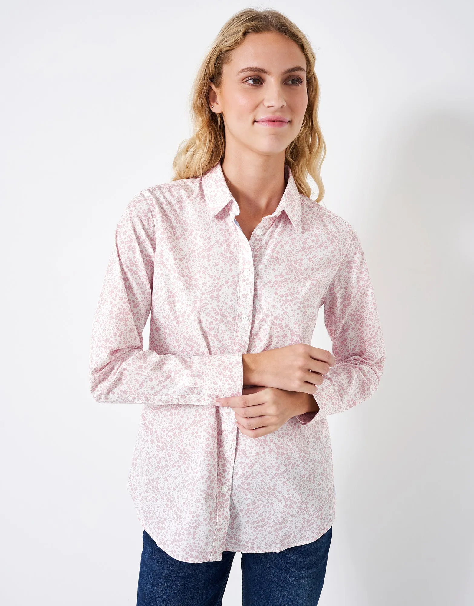 Crew Clothing - Lulworth Shirt - Pink Floral