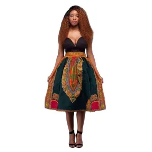 Dashiki Hippie High Waist Dress