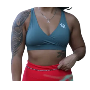 Deep Neck Hollow Back - Jade Sports Bra