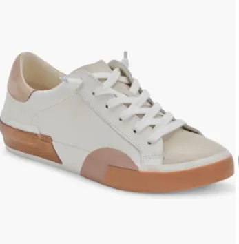 Dolce Vita Zina Sneakers in White and Tan