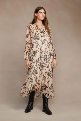 Eloise Abstract Floral Dress