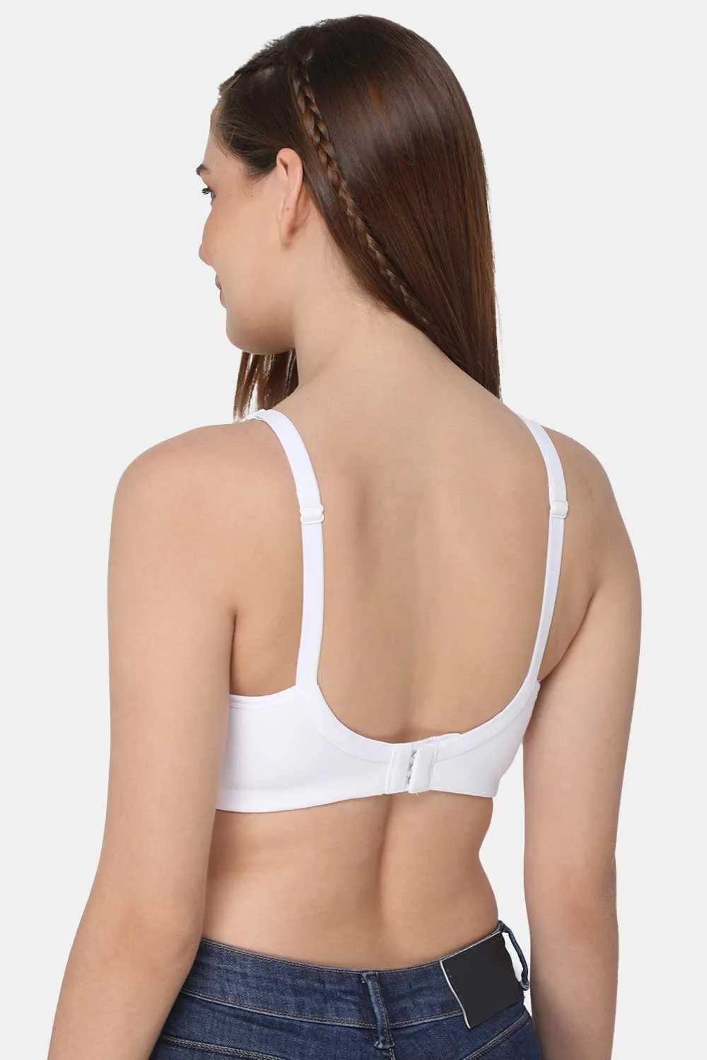 Full Coverage Non-Padded Non-Wired Back Closure Intimacy T-Shirt Bra Prime Shades - DEFT