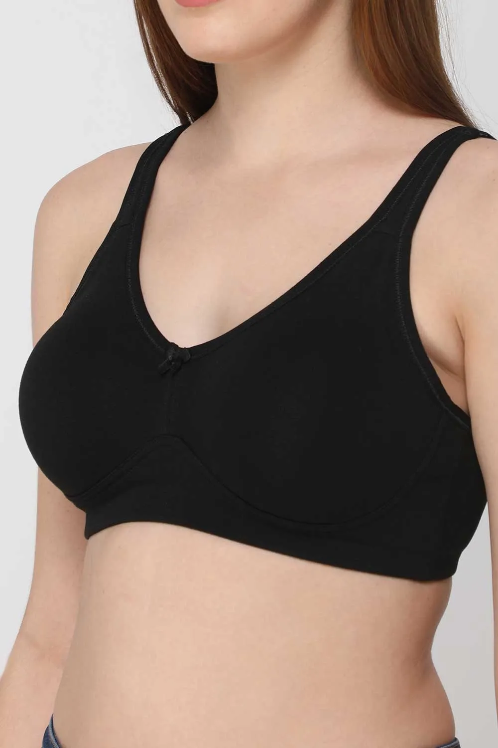 Full Coverage Non-Padded Non-Wired Back Closure Intimacy T-Shirt Bra Prime Shades - DEFT