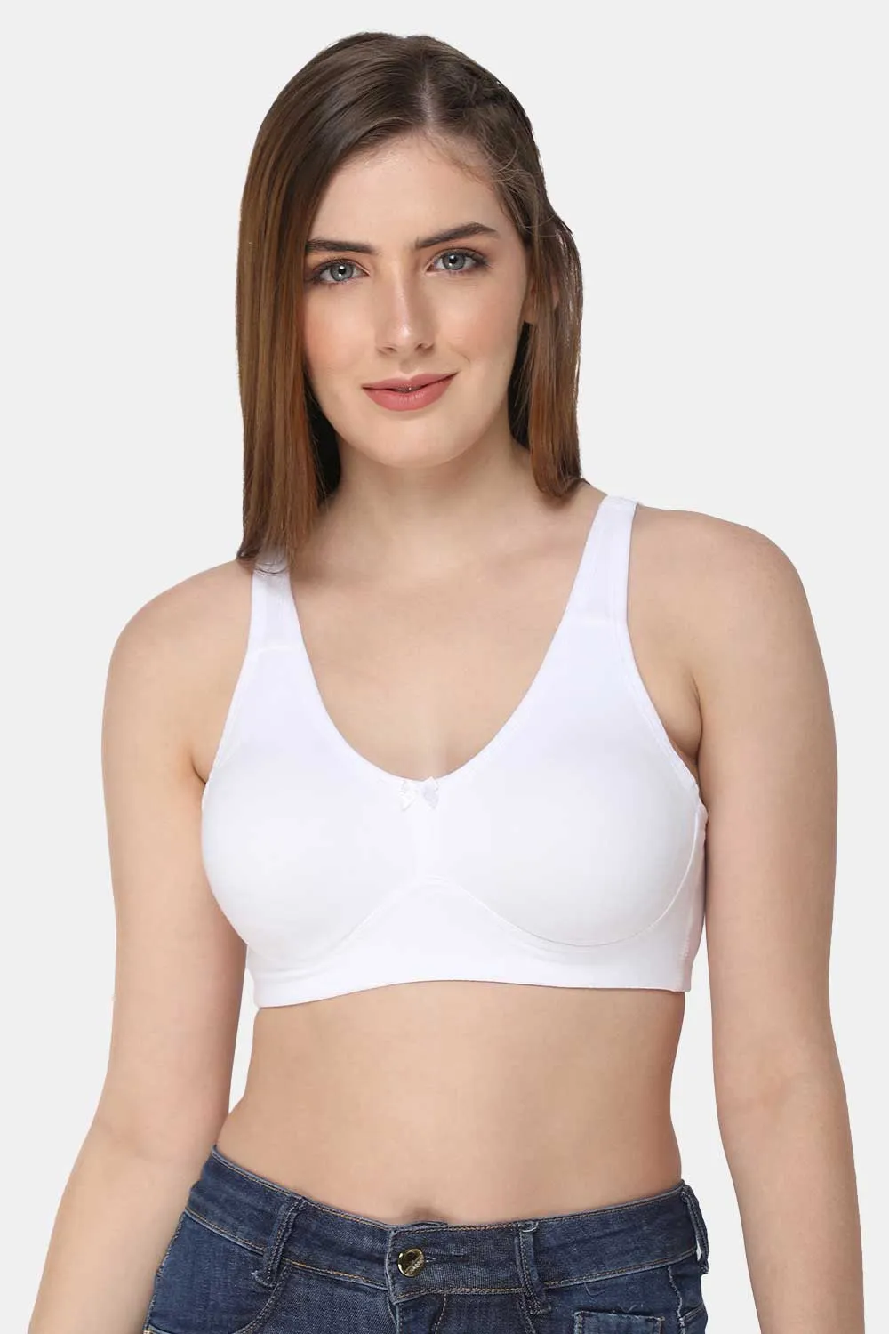 Full Coverage Non-Padded Non-Wired Back Closure Intimacy T-Shirt Bra Prime Shades - DEFT