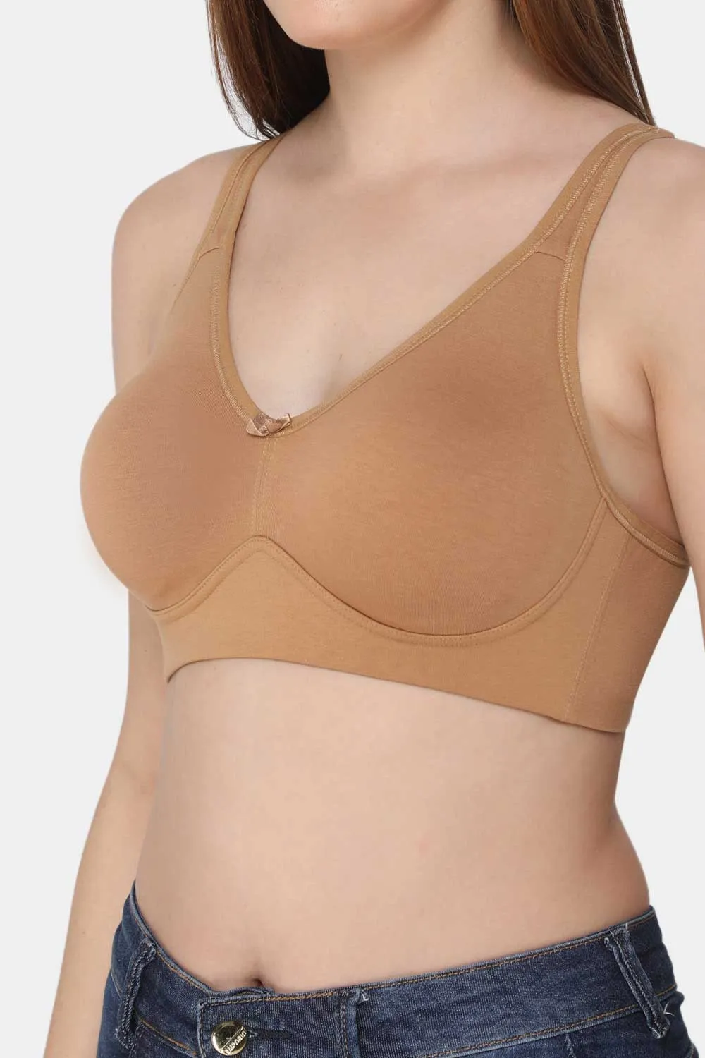 Full Coverage Non-Padded Non-Wired Back Closure Intimacy T-Shirt Bra Prime Shades - DEFT