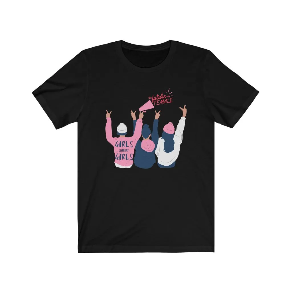 Girl Support Girls- DJ Short Sleeve Tee