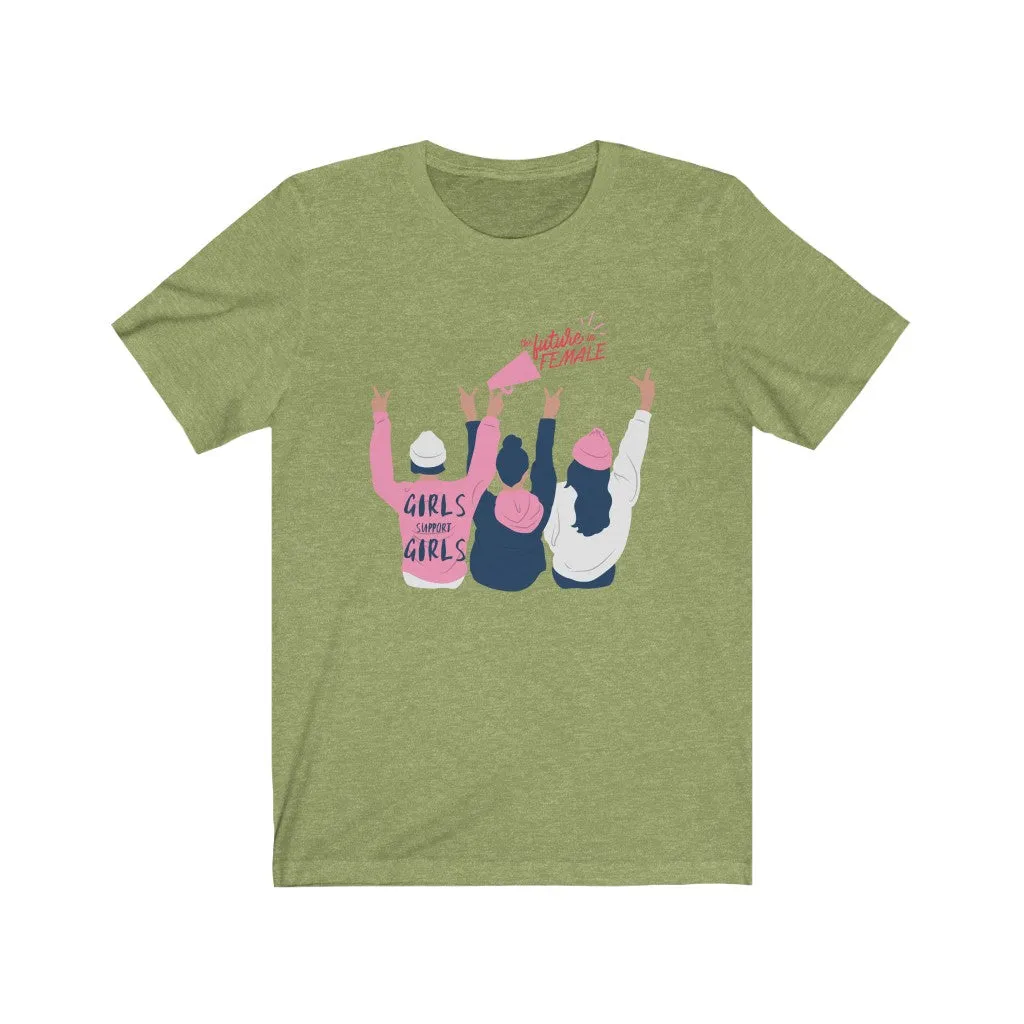 Girl Support Girls- DJ Short Sleeve Tee