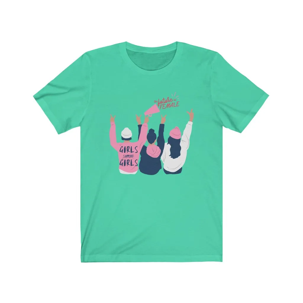 Girl Support Girls- DJ Short Sleeve Tee