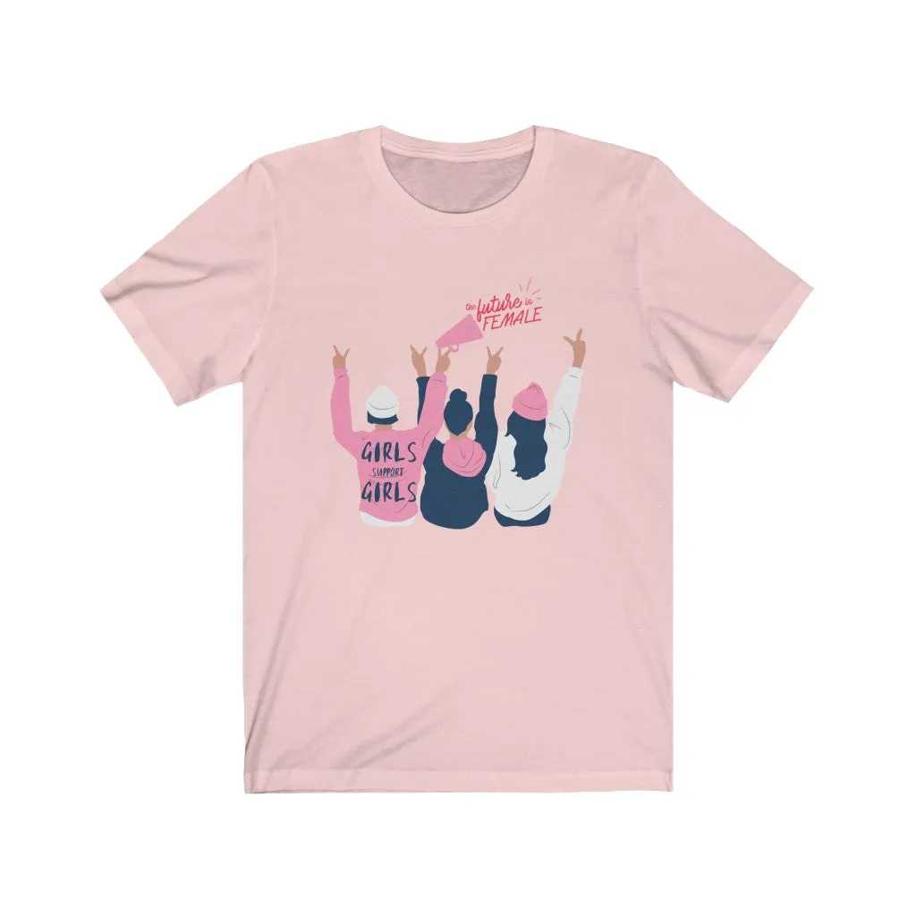 Girl Support Girls- DJ Short Sleeve Tee