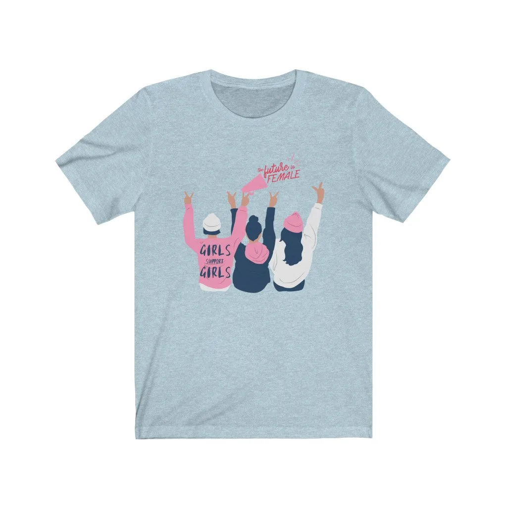 Girl Support Girls- DJ Short Sleeve Tee