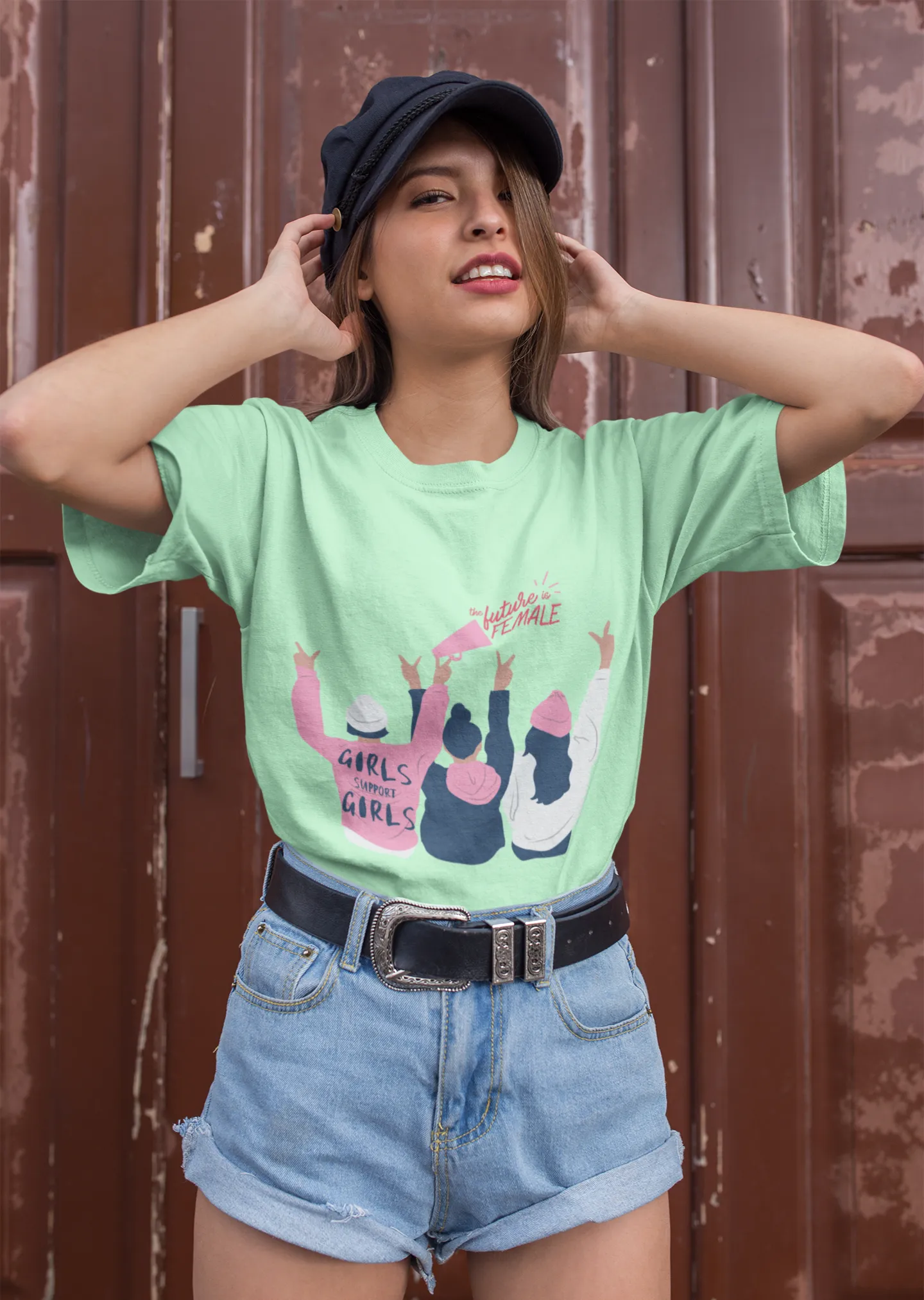 Girl Support Girls- DJ Short Sleeve Tee