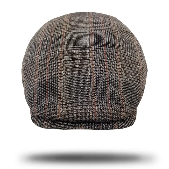 Glen Plaid Flat Cap-IT212