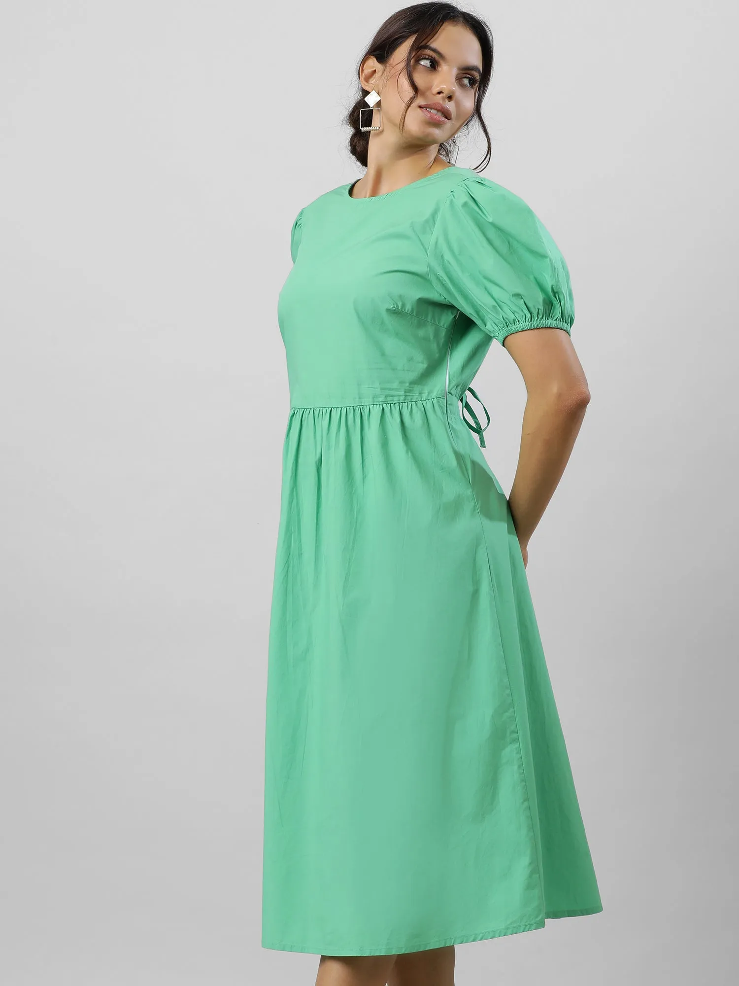 Green Goddess Midi Dress