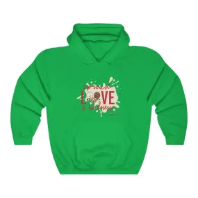 Ice Cream, Love & Kindness - Relaxed Fit Fleece Pullover Hoodie