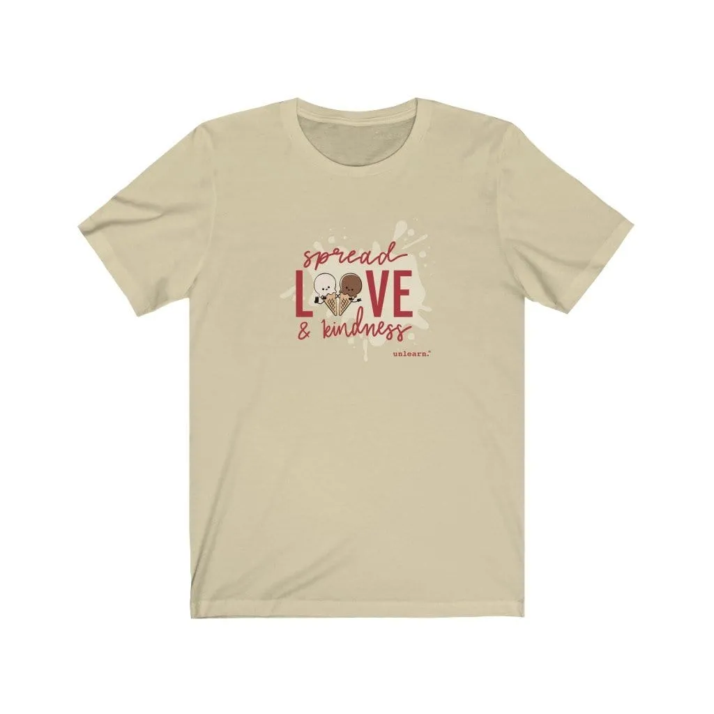 Ice Cream, Love & Kindness - Relaxed Fit T-shirt