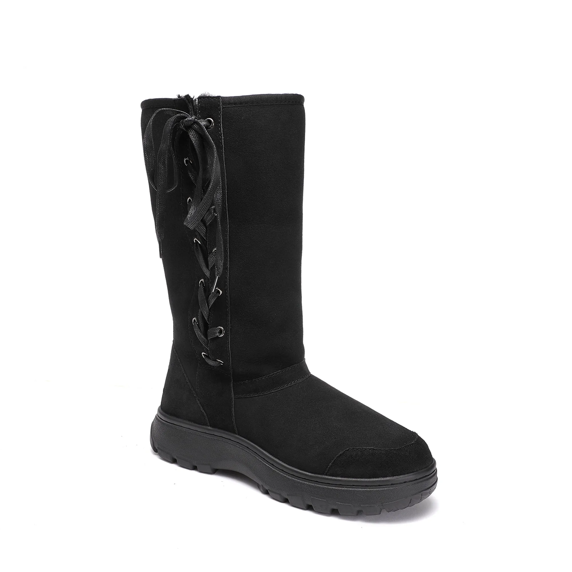 Kurri Kurri UGG Boot - Side Lace Women's Sheepskin Boot - 100% Australian A-Grade Double Face Merino Sheepskin