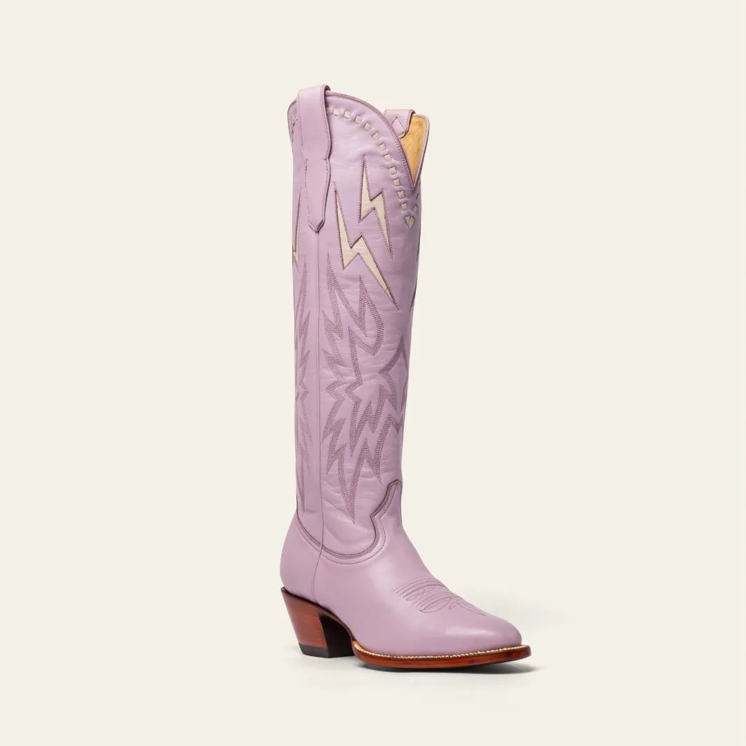 Lavender & Bone Lightning Boot Limited Edition