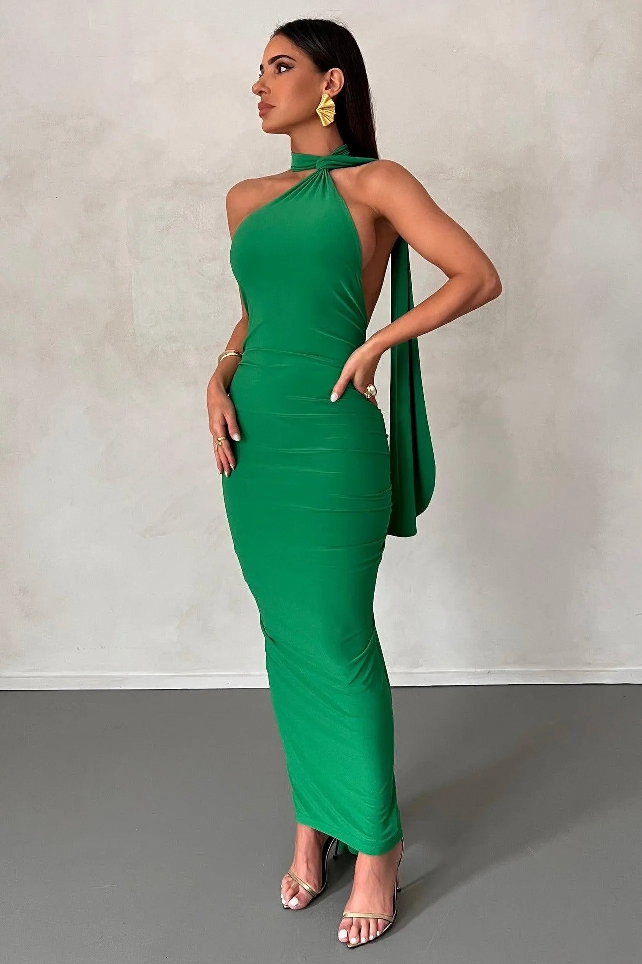 Leoni Dress - Green