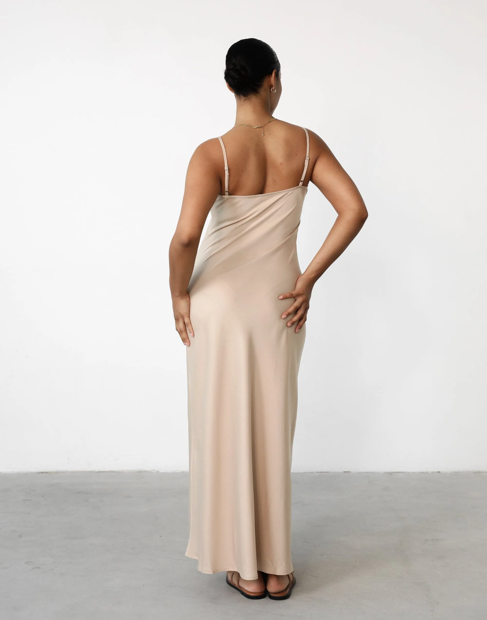 Martha Maxi Dress (Almond)