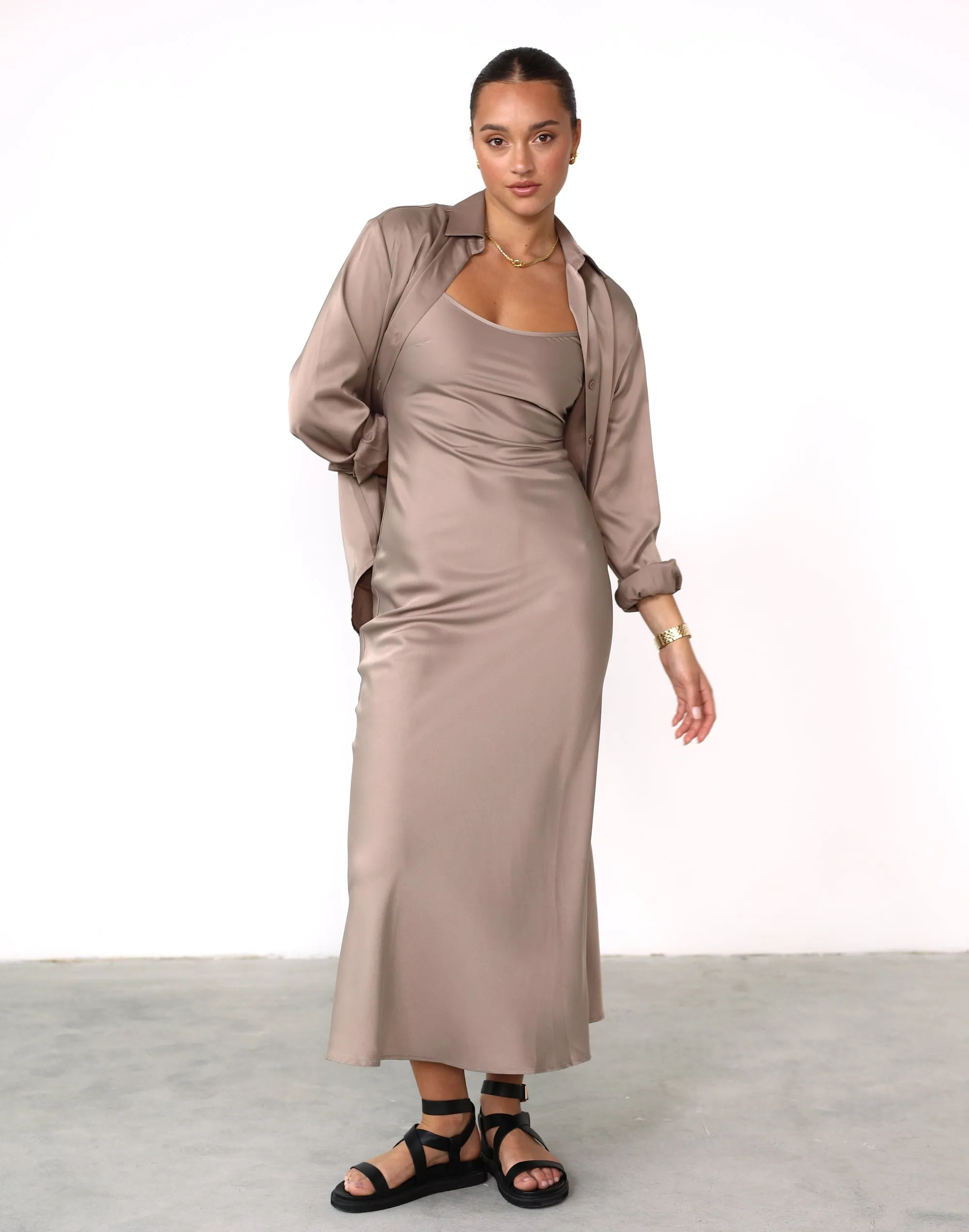 Martha Maxi Dress (Ash)