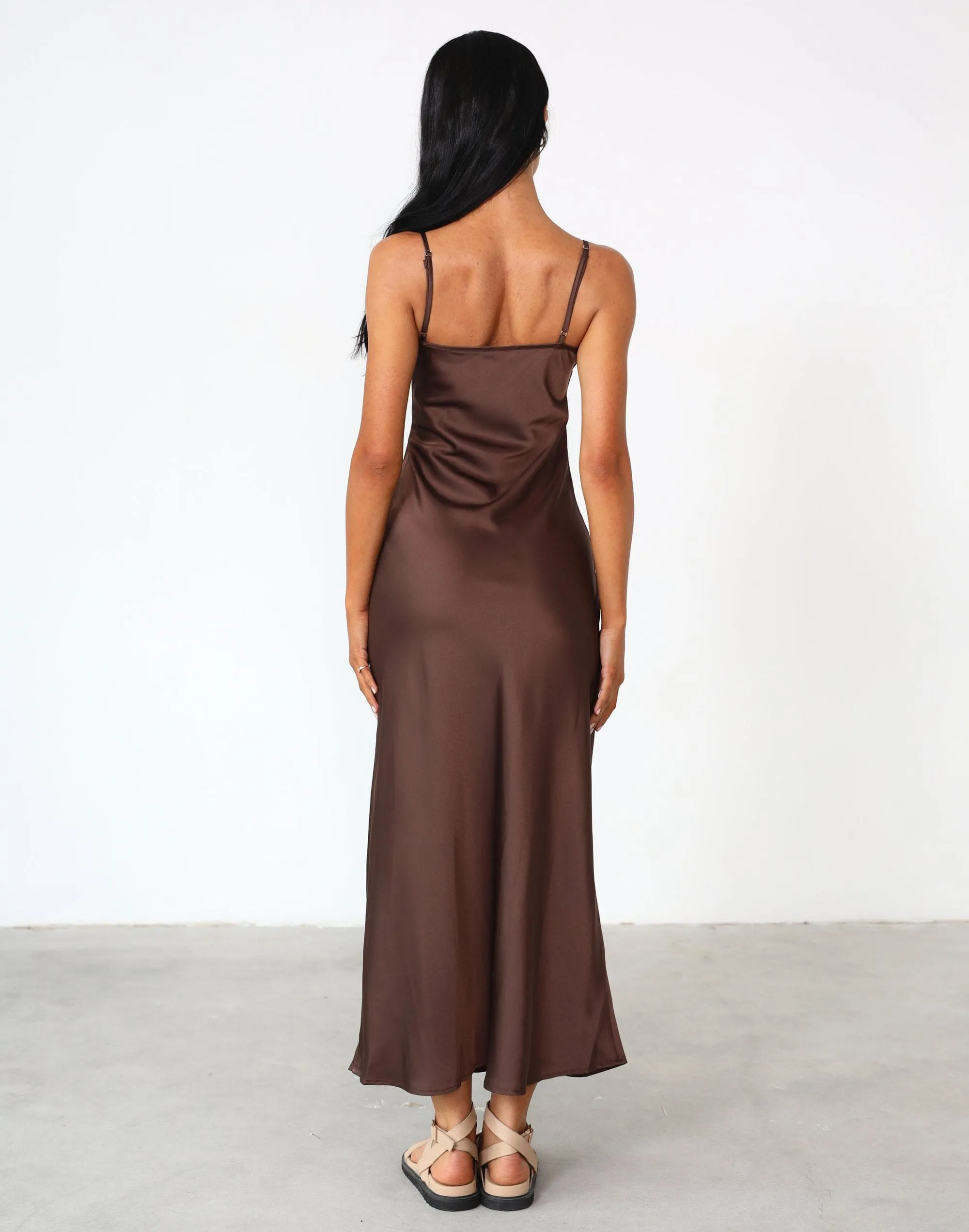 Martha Maxi Dress (Cocoa)