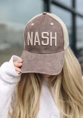 NASH Trucker Hat - Mocha