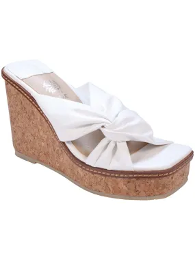 Neila Womens Cork Slip On Wedge Sandals