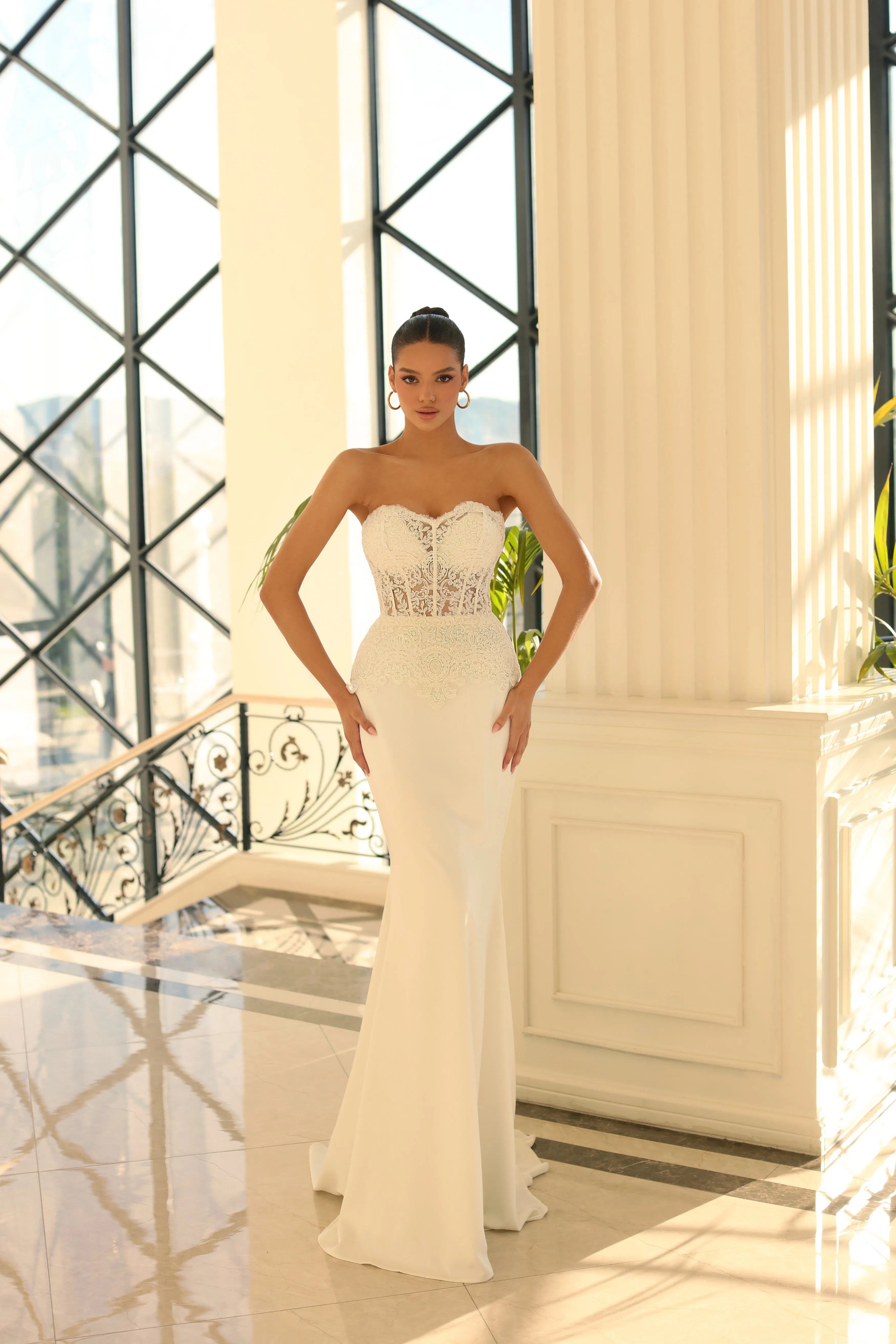 NICOLETTA Kennedy Gown - Ivory