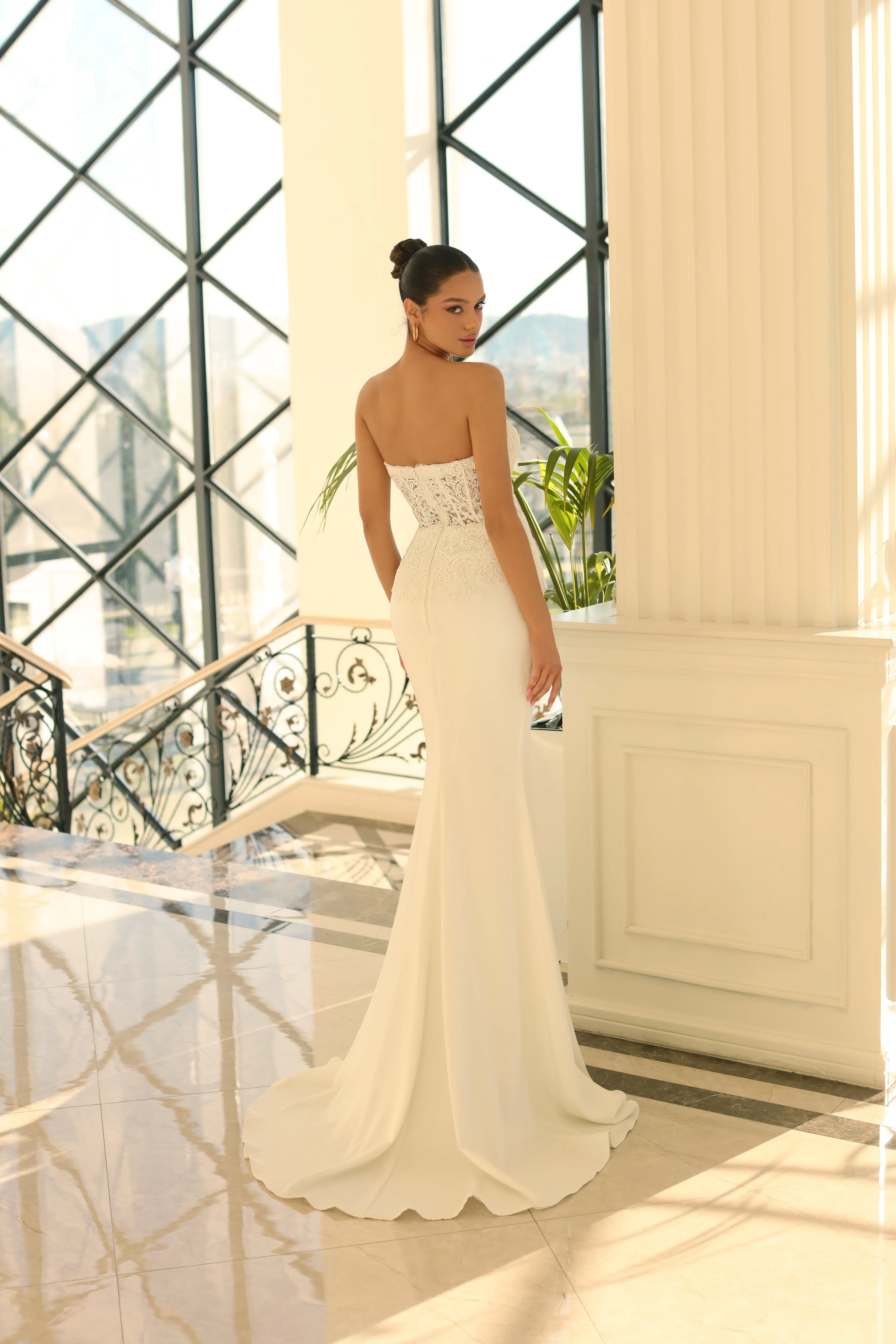 NICOLETTA Kennedy Gown - Ivory