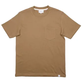 Norse Projects - Johannes Pocket T-shirt - Camel