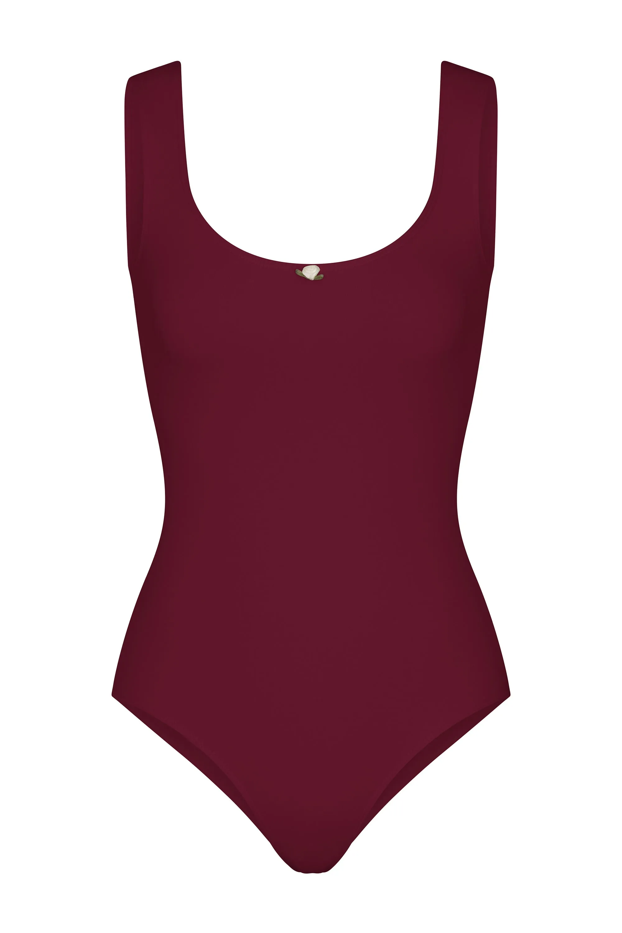 PERFECT SCOOP BODYSUIT IN BORDEAUX