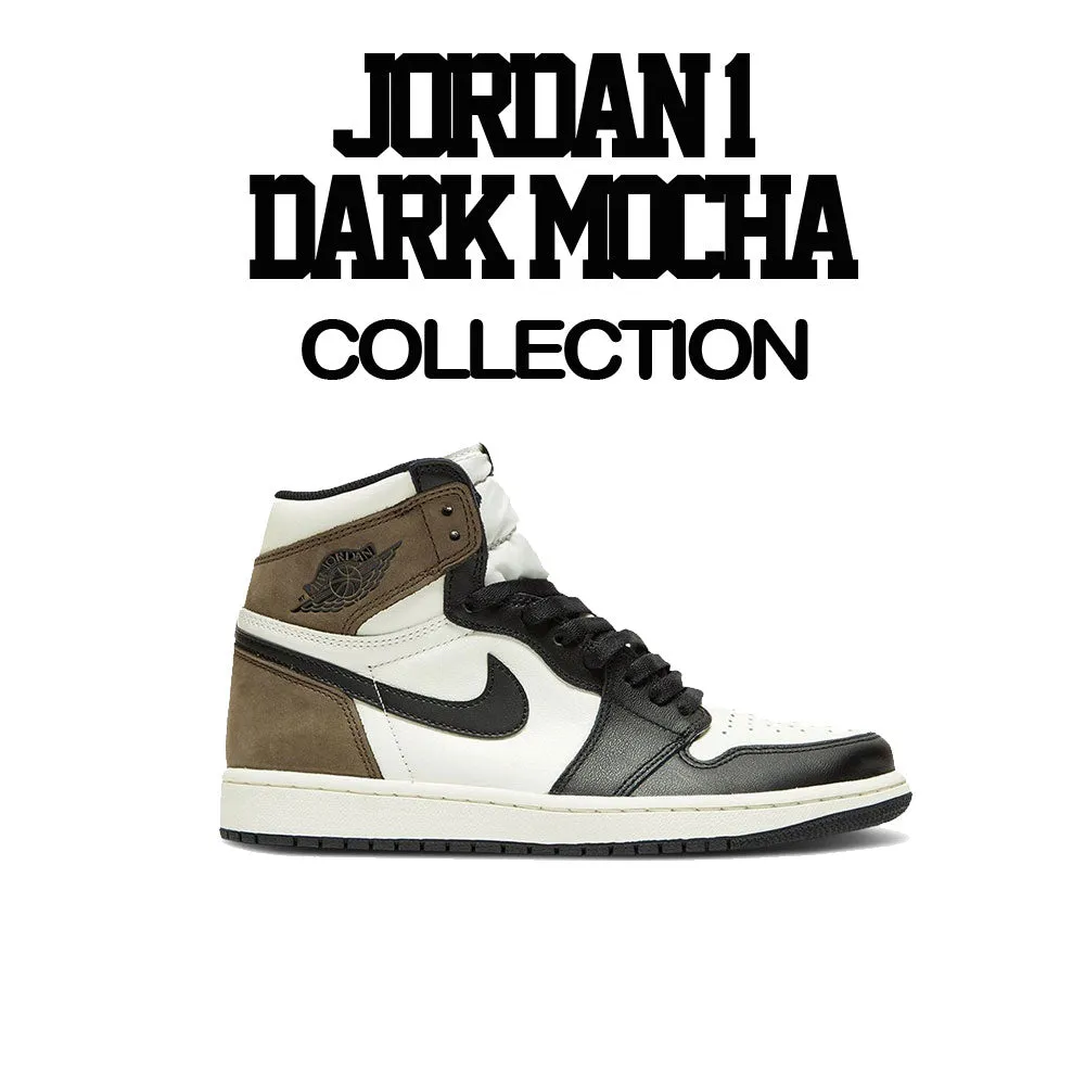 Retro 1 Dark Mocha ST Drip Shirt